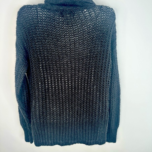 PINK ROSE Gray Long Sleeve Cowl Neck Casual Sweater Small - Picture 10 of 13